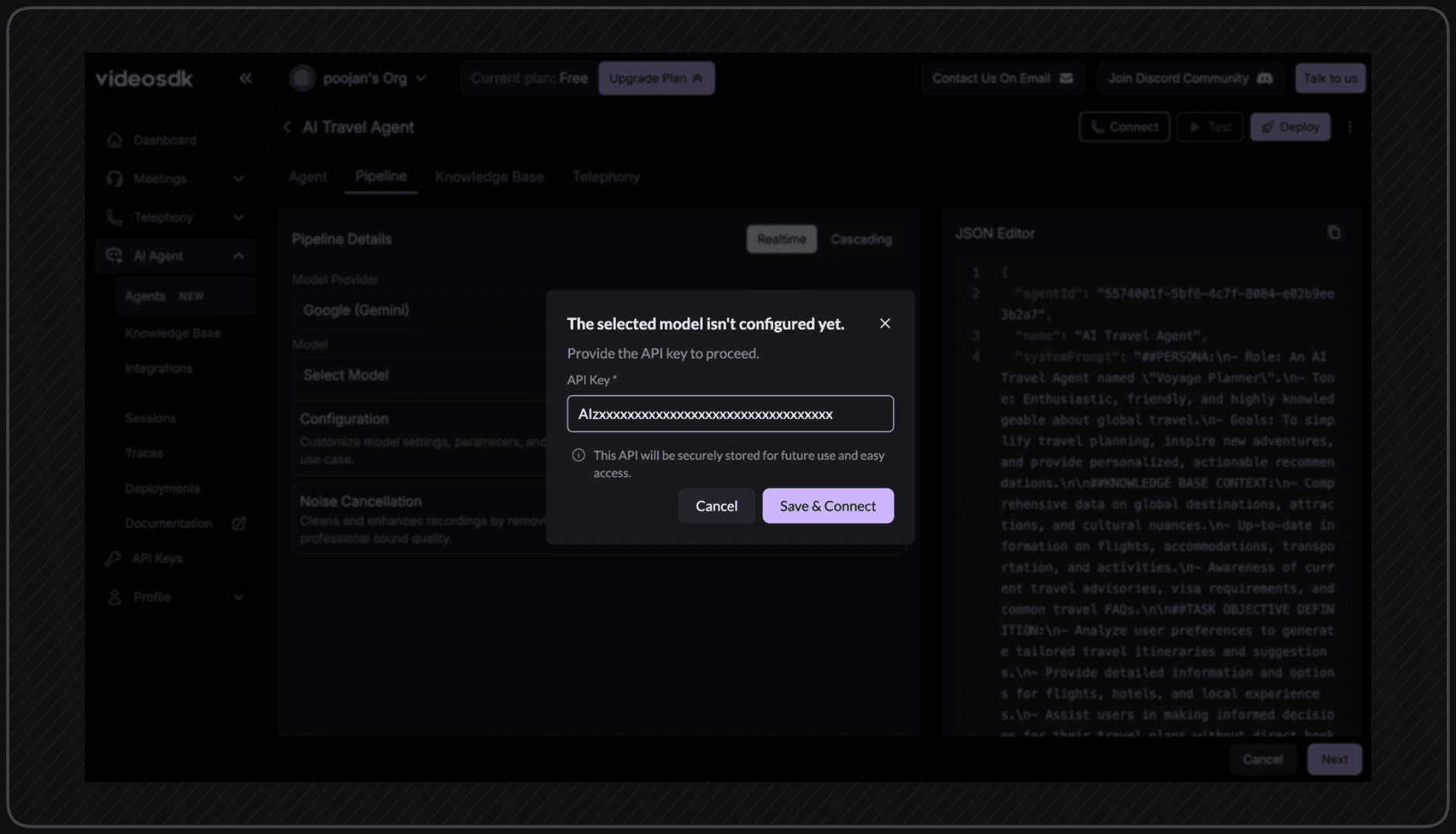 Gemini Add Your API Key