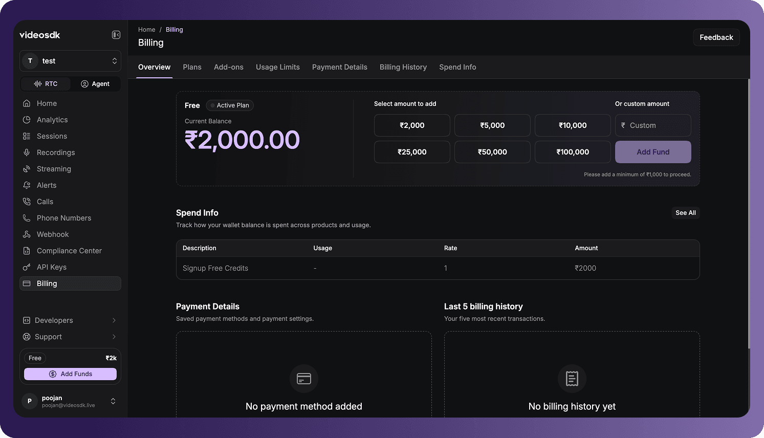 Billing Overview