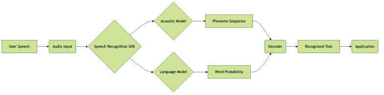 Speech Recognition SDK workflow