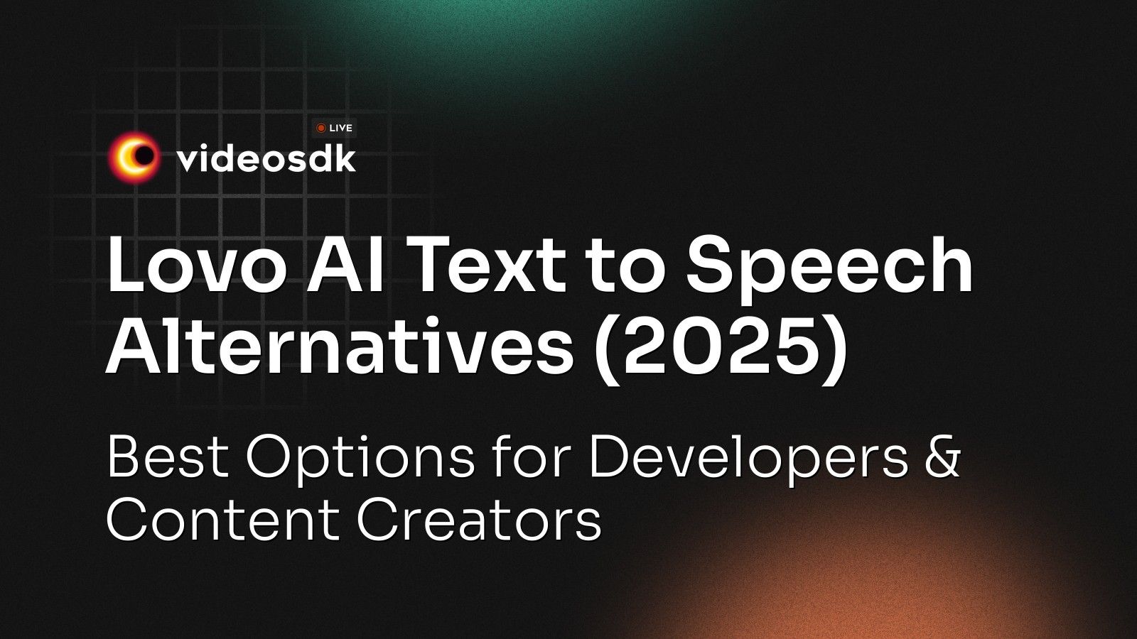 Lovo AI Text to Speech Alternatives (2025): Best Options for Developers ...