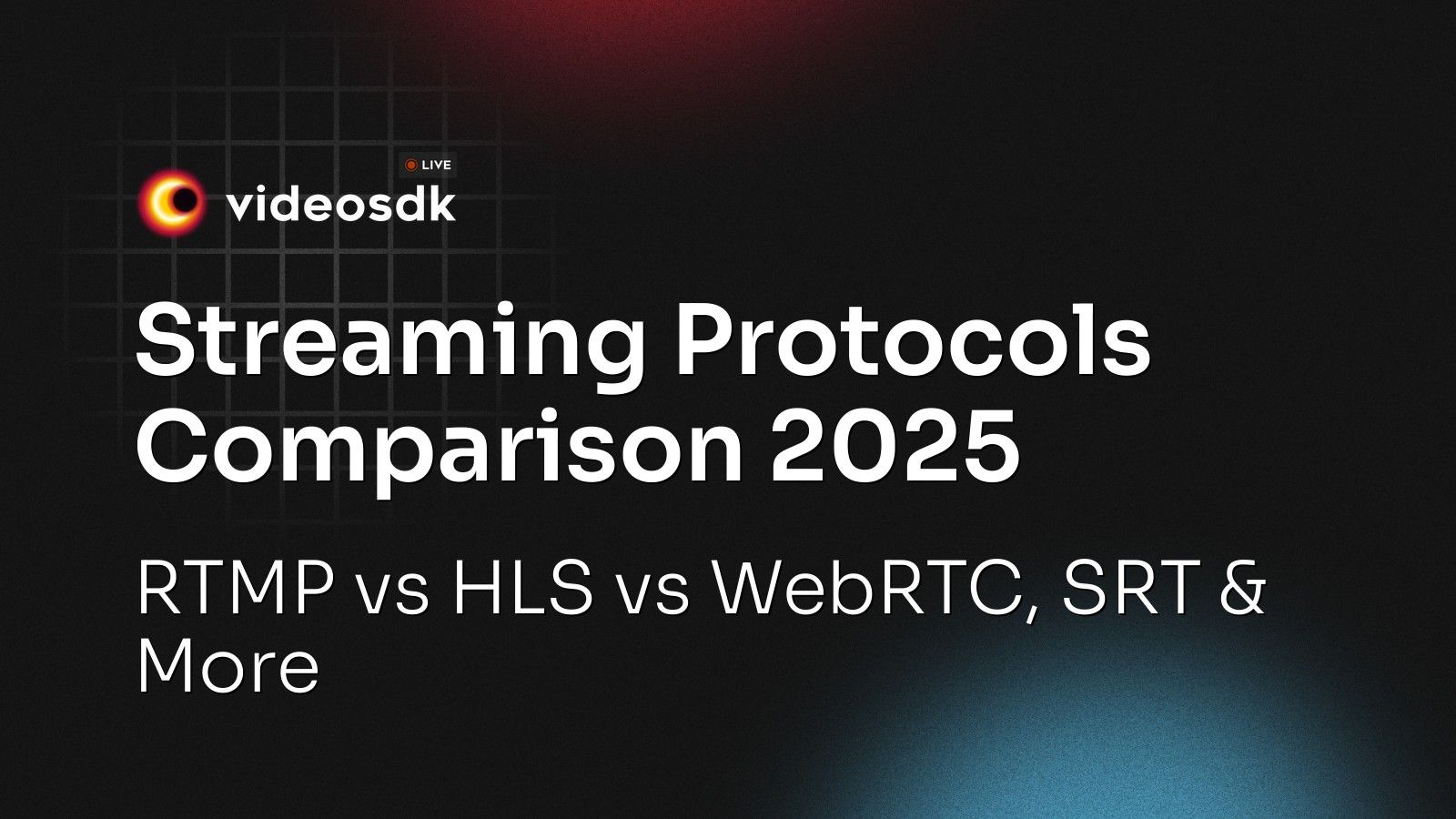 Streaming Protocols Comparison 2025: RTMP vs HLS vs WebRTC, SRT & More ...